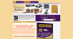 Desktop Screenshot of destinyauction.com